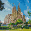 Sagrada Familia Barcelona Spain Diamond Painting