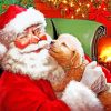 Santa And Puppy Diamond Painting