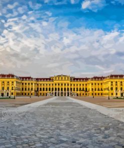 Schonbrunn Palace In Vienna Diamond Painting