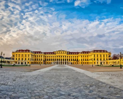 Schonbrunn Palace In Vienna Diamond Painting