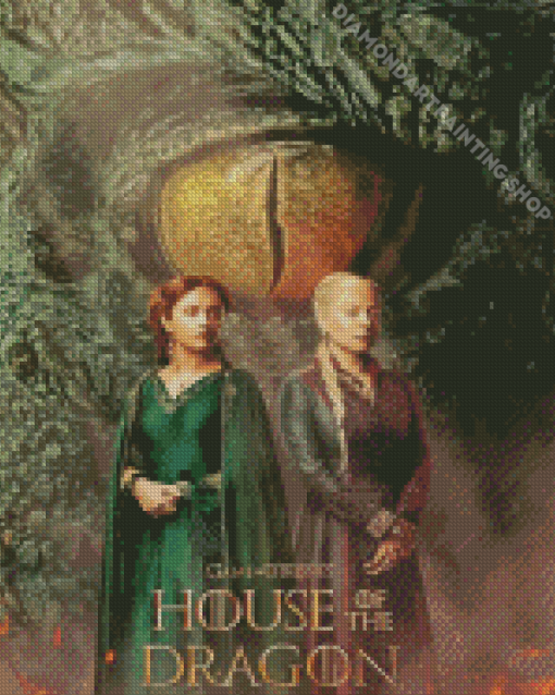 House Of Dragon Movie Poster Diamond Painting