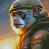 SSoldier Monkey Diamond Painting