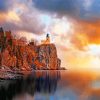 Split Rock Lighthouse Minnesota Diamond Painting