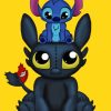 Stitch And Toothless Diamond Painting