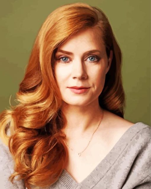 The Beautiful Actress Amy Adams Diamond Painting