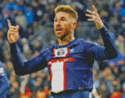 The Football Player Sergio Ramos Diamond Painting