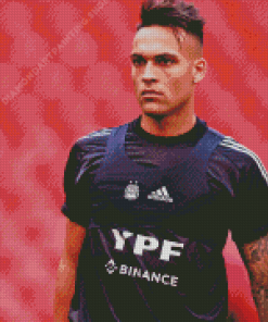 The Footballer Lautaro Martínez Diamond Painting