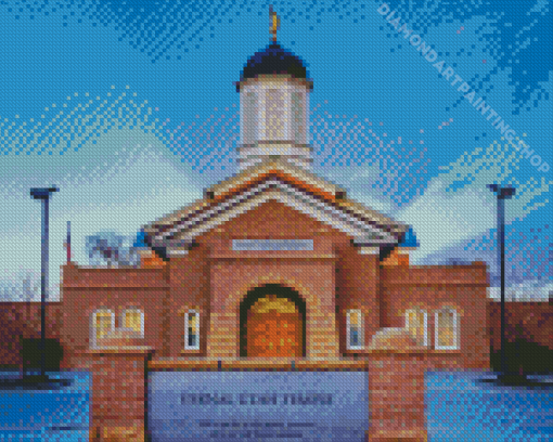 Utah Vernal Temple Diamond Painting