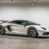 White Lamborghini Car Diamond Painting