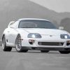 White Toyota Supra Mk4 Car Diamond Painting