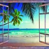 Window To Beach Diamond Painting