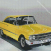 Yellow Ford Starliner Car Diamond Painting