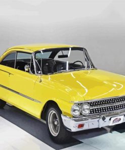 Yellow Ford Starliner Car Diamond Painting