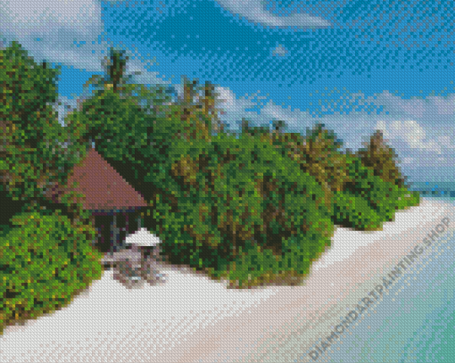 Beach Villa Diamond Painting