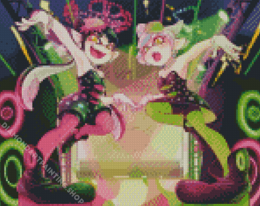 Callie And Marie Splatoon Diamond Painting