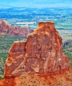 Colorado National Monument Landscape Diamond Painting