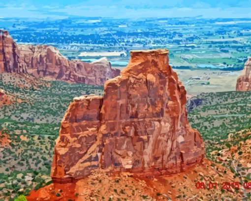 Colorado National Monument Landscape Diamond Painting