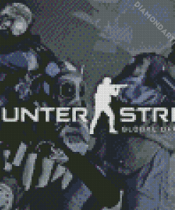 Counter Strike Global Offensive Poster Diamond Painting