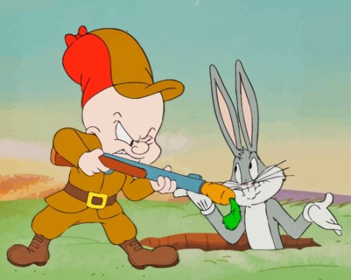 Elmer Fudd Diamond Painting