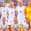 England Ladies Football Team Diamond Painting