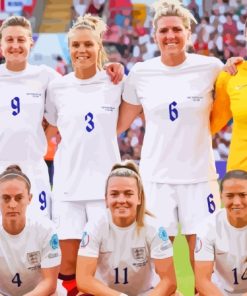 England Ladies Football Team Diamond Painting