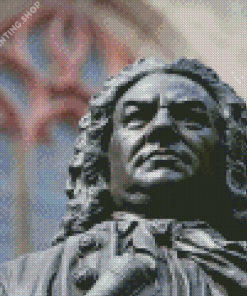 Johann Sebastian Bach Sculpture Diamond Painting