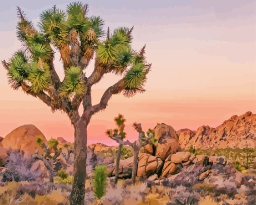 Joshua Tree National Park Diamond Painting