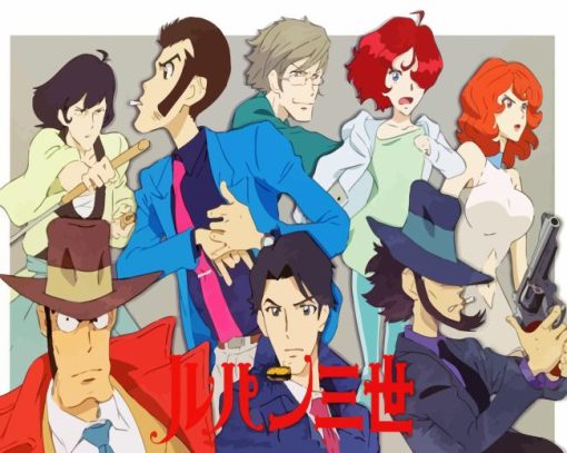 Lupin III Part 5 Poster Diamond Painting