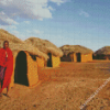 Masai Village Diamond Painting