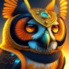 Mechanical Owl Bird Diamond Painting