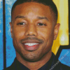 Michael B Jordan Face Diamond Painting