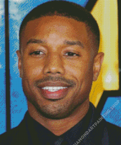 Michael B Jordan Face Diamond Painting