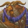 Moonkin With Glasses Diamond Painting