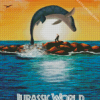 Mosasaurus Jurassic World Poster Diamond Painting