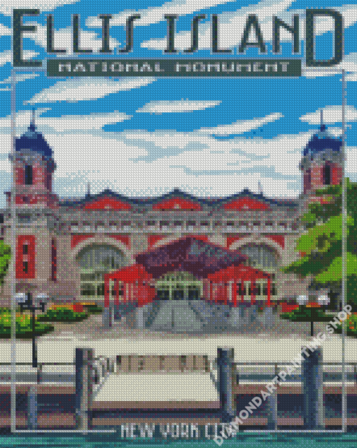 New York Ellis Island National Monument Diamond Painting