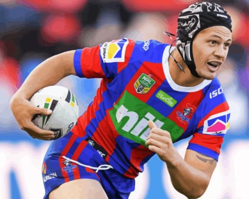 Newcastle Knights Team Player Diamond Painting