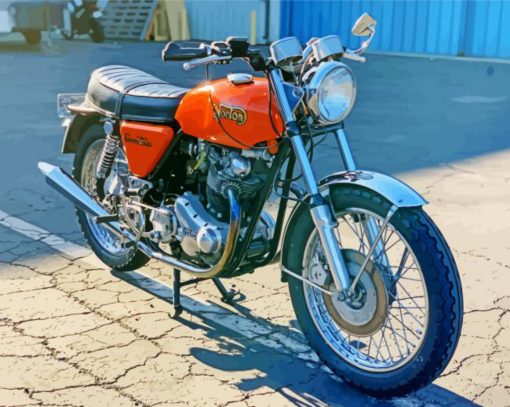 Norton 750 Commando Engine Diamond Painting