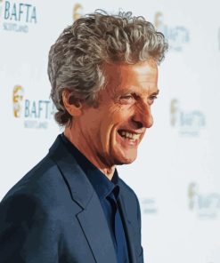 Peter Capaldi Side Profile Diamond Painting