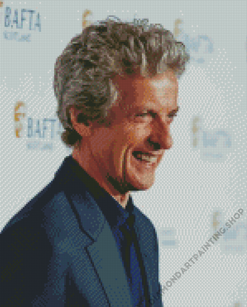 Peter Capaldi Side Profile Diamond Painting