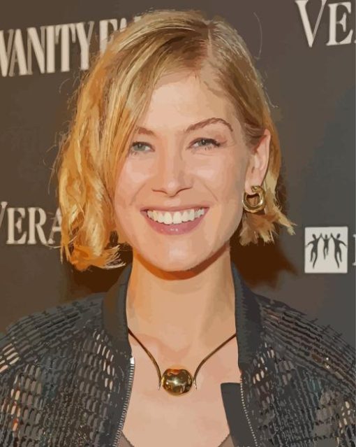 Rosamund Pike Diamond Painting