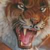 Saber Toothed Cat Close Up Diamond Painting