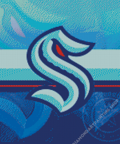 Seattle Kraken Logo Diamond Painting