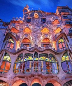 Spain Barcelona Casa Batllo Building Diamond Painting