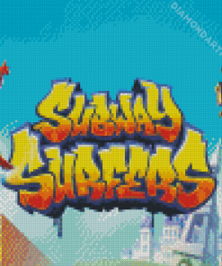 Subway Surfers Poster Diamond Painting