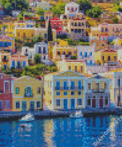 Symi Greece Diamond Painting