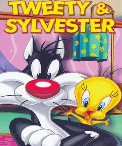 Tweety And Sylvester Poster Diamond Painting