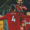 Virgil Van Dijk And Mohamed Salah Diamond Painting