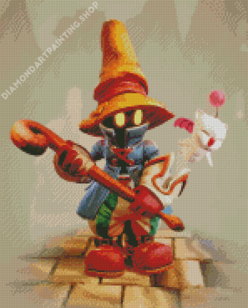 Vivi Ornitier And Moogle Diamond Painting