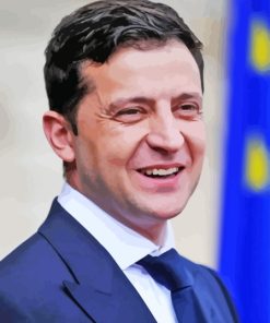 Volodymyr Zelensky President Of Ukraine Diamond Painting