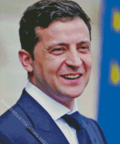 Volodymyr Zelensky President Of Ukraine Diamond Painting